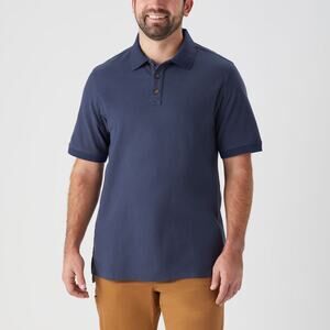 Duluth Trading Co Men’s Big & Tall Blue No Polo Shirt - Size 2XLT - Gorpcore